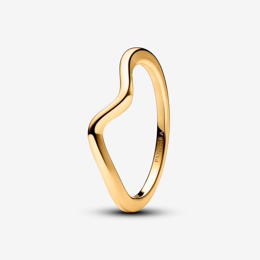 Bague Dorée Matelassée 16,5 Mm - Taille 54 - Métaux Mixtes - Neuf Sans Emballage
