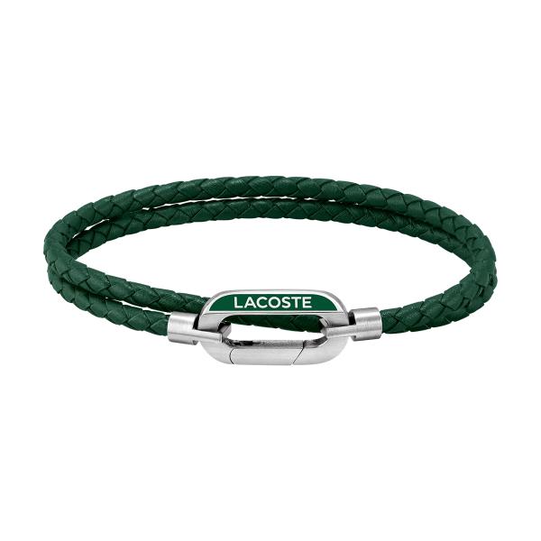 Bracelet HOMME Tressé vert LACOSTE