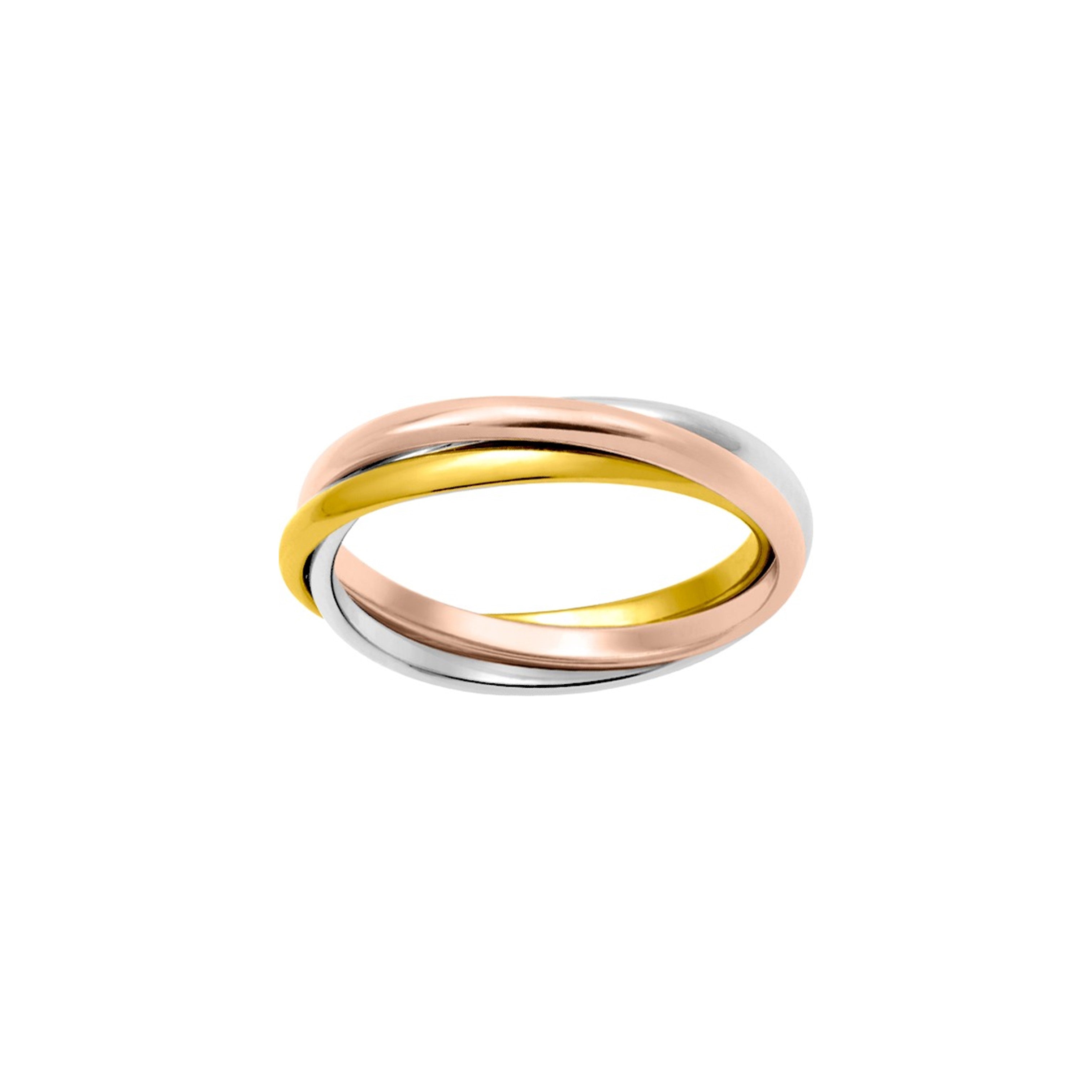 Alliance Grecque Labyrinthe Plaqué Or 18K - Taille 54 - Marque La Coque De Nacre - Neuf