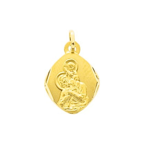 Médaille st christophe or jaune