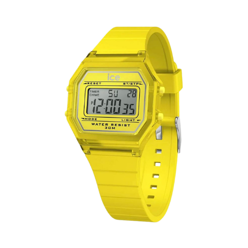 MONTRE FEMME ICE digit retro Electric yellow