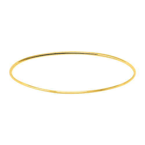 Bracelet jonc plaqué or fil 1,5 mm