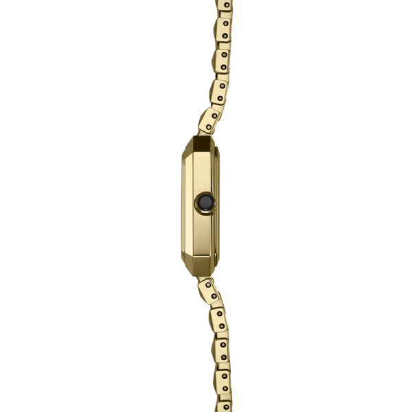 MONTRE FEMME OCTOGÔNE NACRE BLANCHE HERBELIN