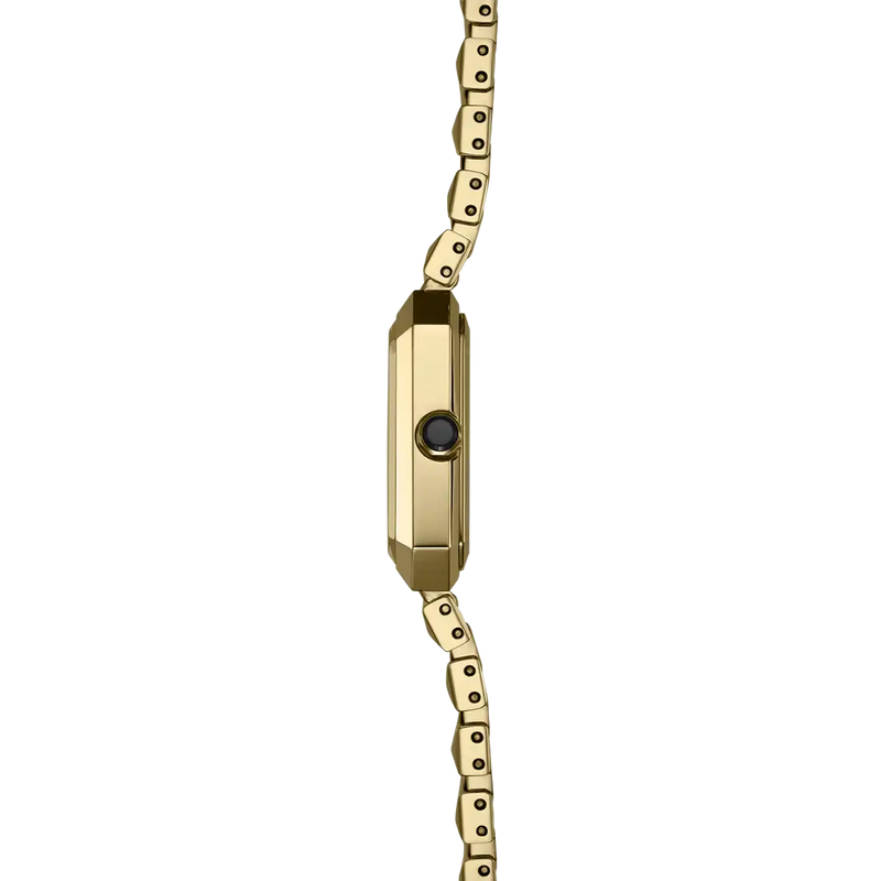 MONTRE FEMME OCTOGÔNE NACRE BLANCHE HERBELIN