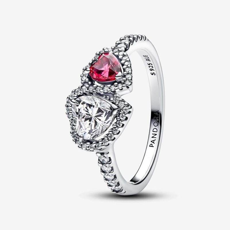 Bague Cœurs Halo PANDORA