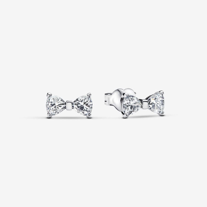 Boucles d'Oreilles Nœud Scintillant Pandora