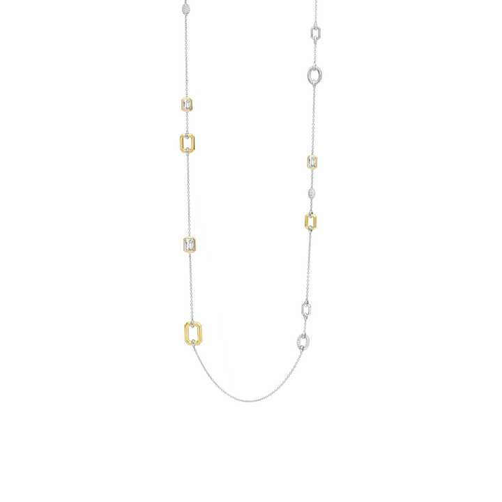 Collier Chaîne Argent Plaqué Or Jaune Ti Sento Milano 3947SY/48 - Neuf Avec étiquettes