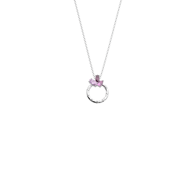 COLLIER ROSE DU DÉSERT LES CADETTES