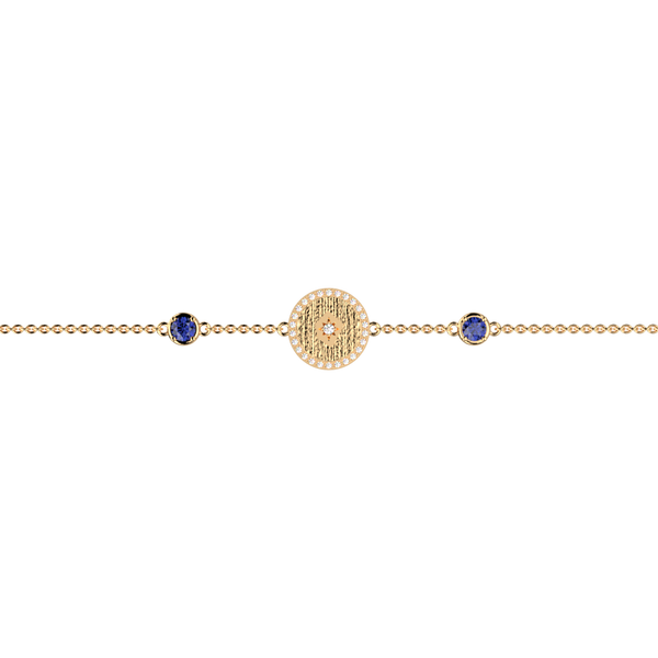 BRACELET CHAÎNE BIRTHSTONES, SEPTEMBRE LES GEORGETTES