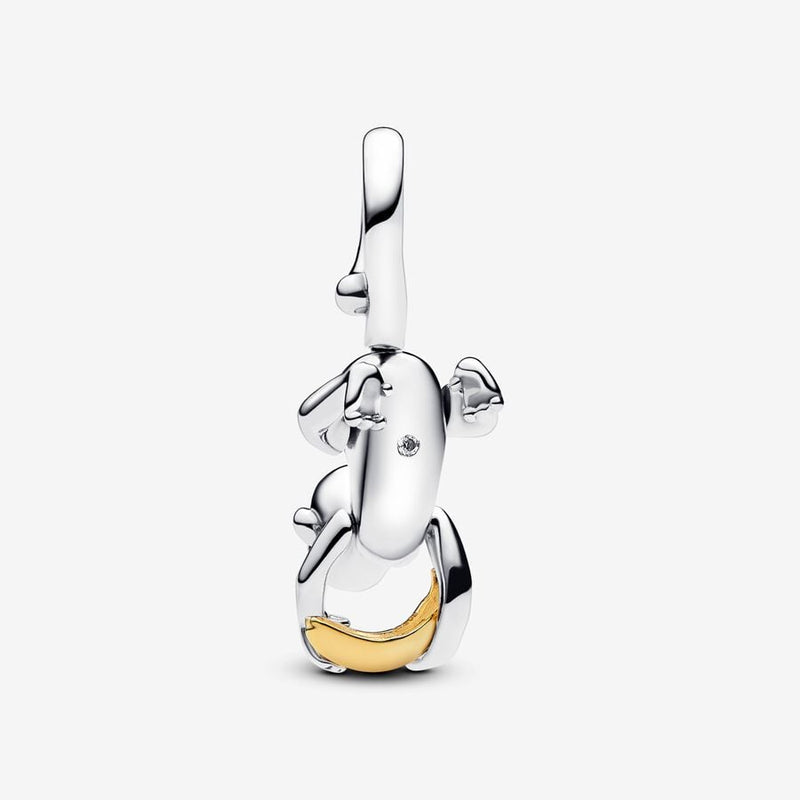 Charm Pendant Singe Articulé Bicolore Pandora