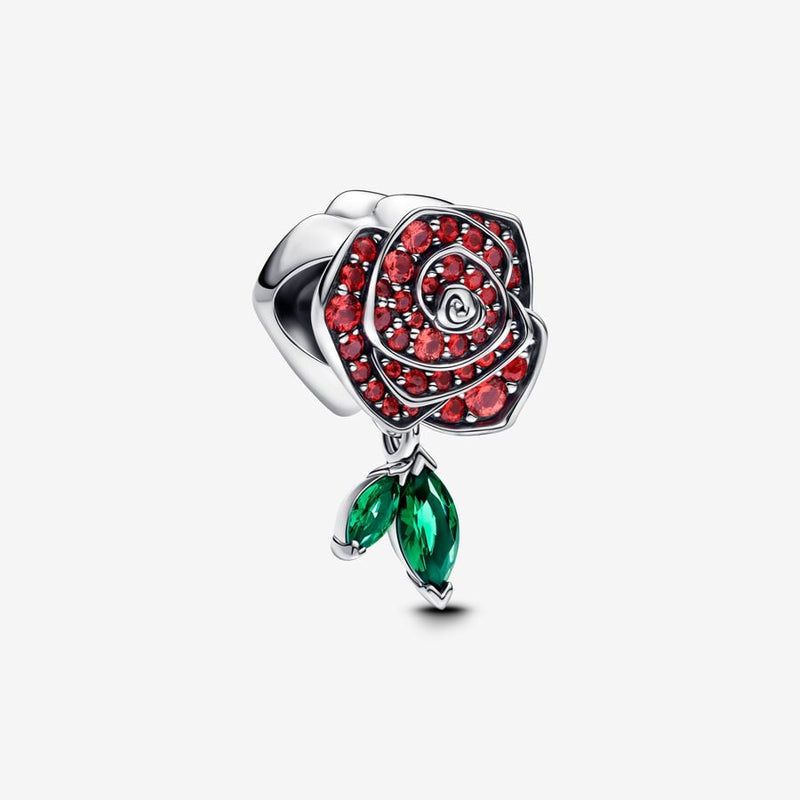 Charm Rose en Fleur Scintillante PANDORA