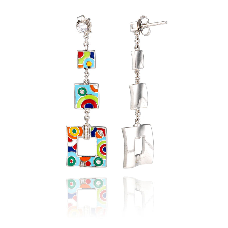 BOUCLES D'OREILLES ARGENT BAHIA UNA STORIA