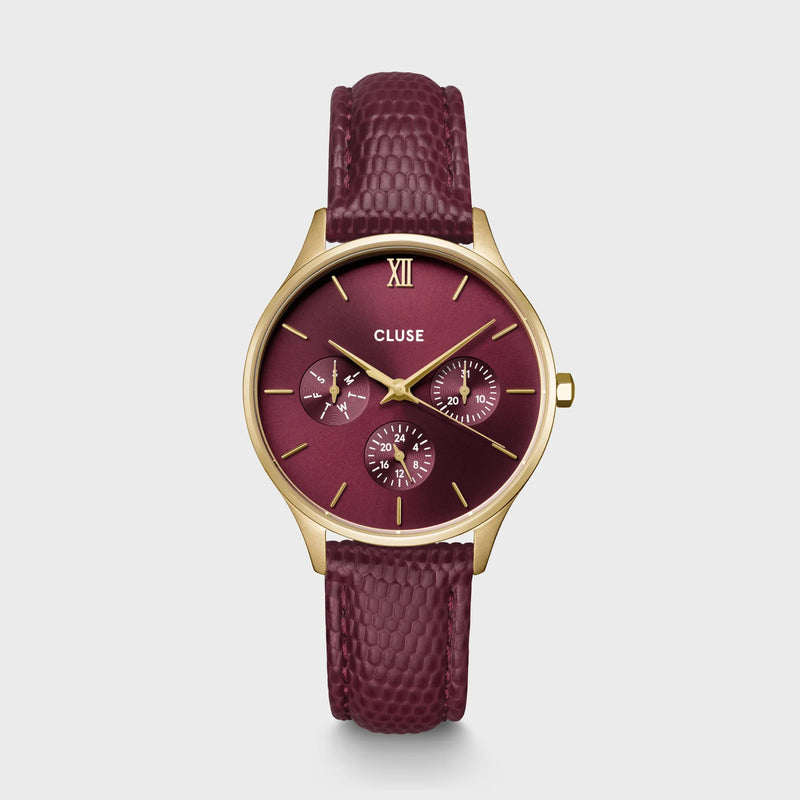 Montre femme Minuit Multifunction Watch Leather, Cluse