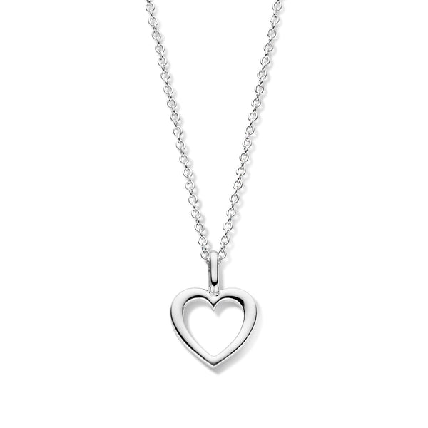 Collier cœur en argent