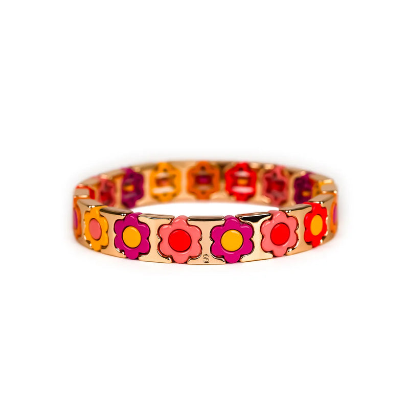 BRACELET COACHELLA PALM SPRING SIMONE À BORDEAUX