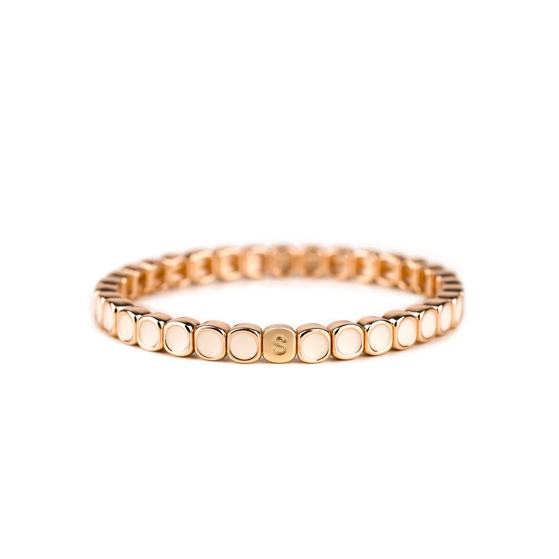 BRACELET COLORMIND MINI BEIGE SIMONE À BORDEAUX