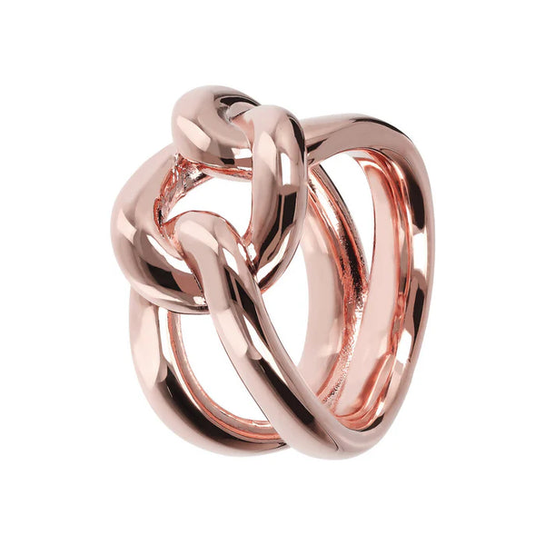 Bague maille tressée BRONZALLURE