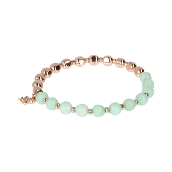 Bracelet Élastique avec quartz turquoise BRONZALLURE