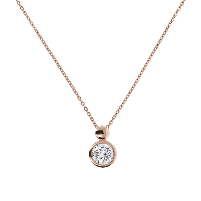 Collier avec Pendentif OXYDE DE ZIRCONIUM BRONZALLURE