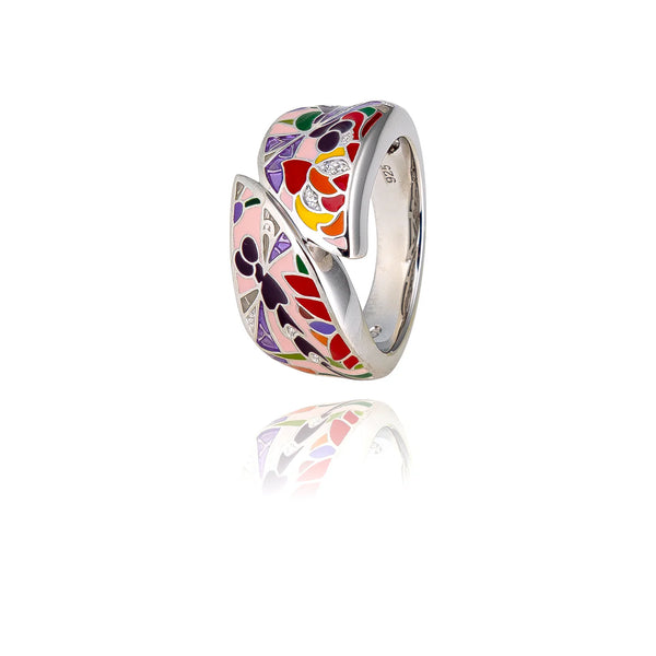 BAGUE ARGENT PASTEL UNA STORIA