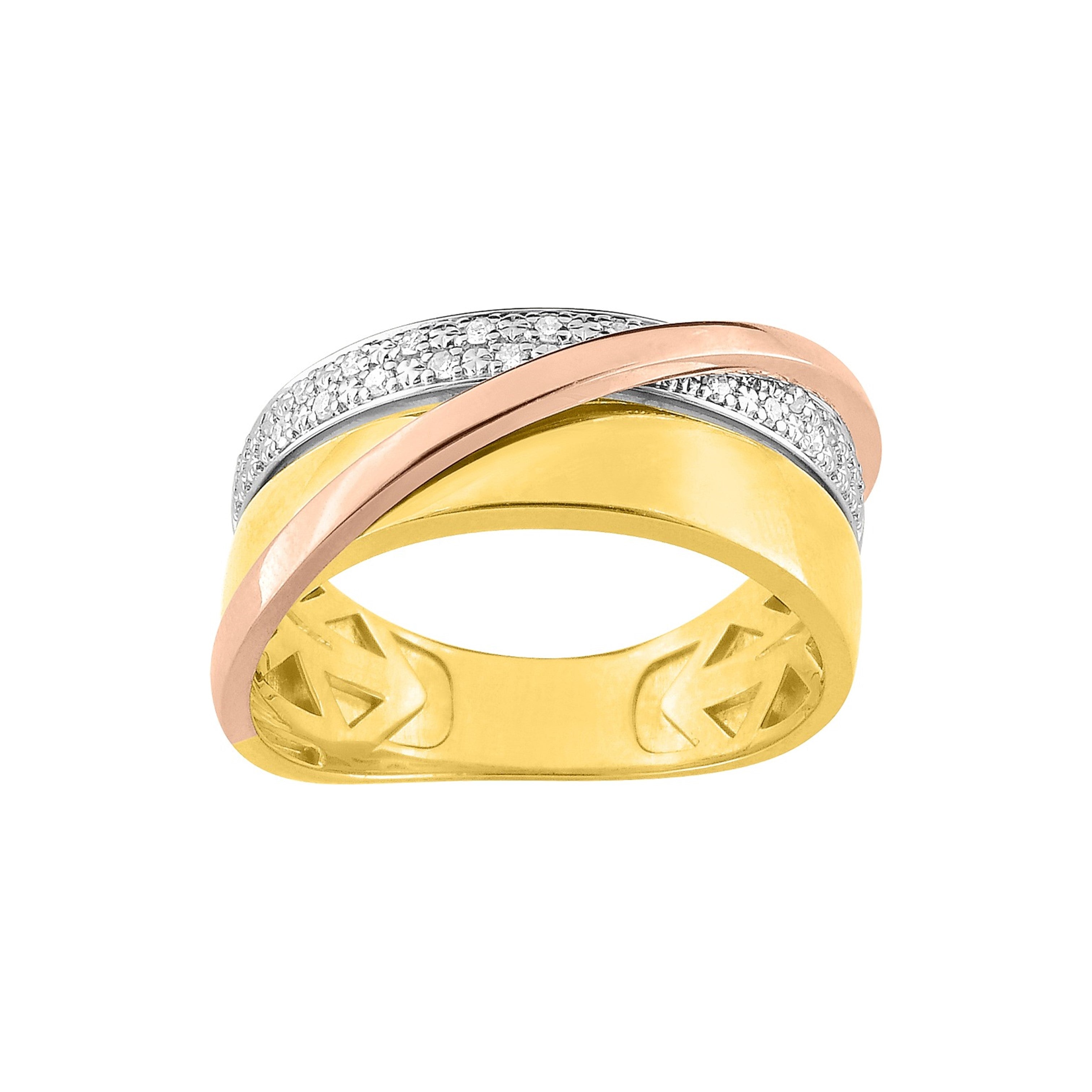 Bague Louisa tricolores