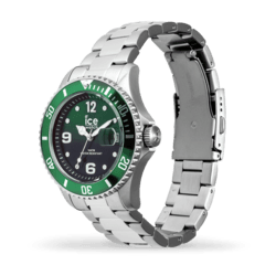 MONTRE HOMME GREEN SILVER ICE WATCH