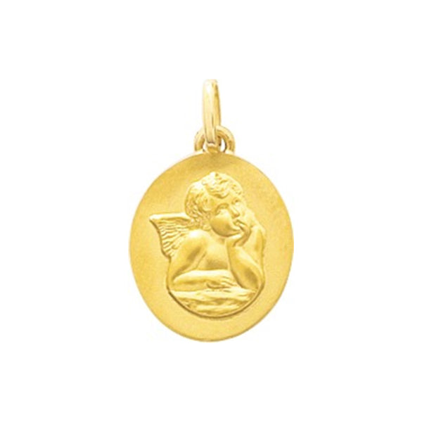 Médaille ange or jaune