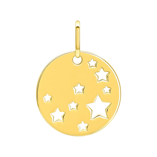 Médaille étoile plaqué or