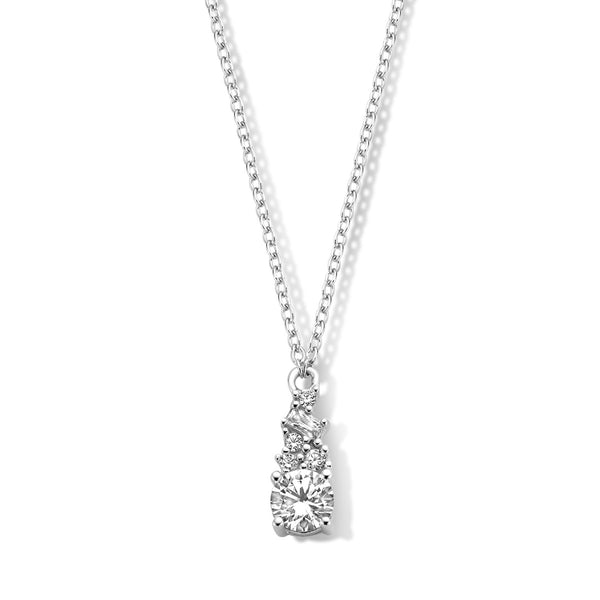 Collier argent et oxydes