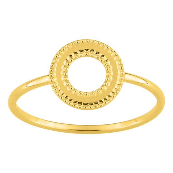 Bague fantaisie or jaune