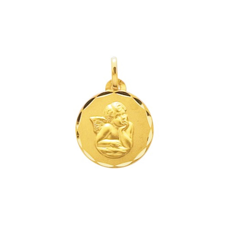 Médaille ange plaqué or