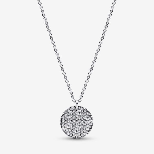 Collier Pendant Rond Pavé PANDORA