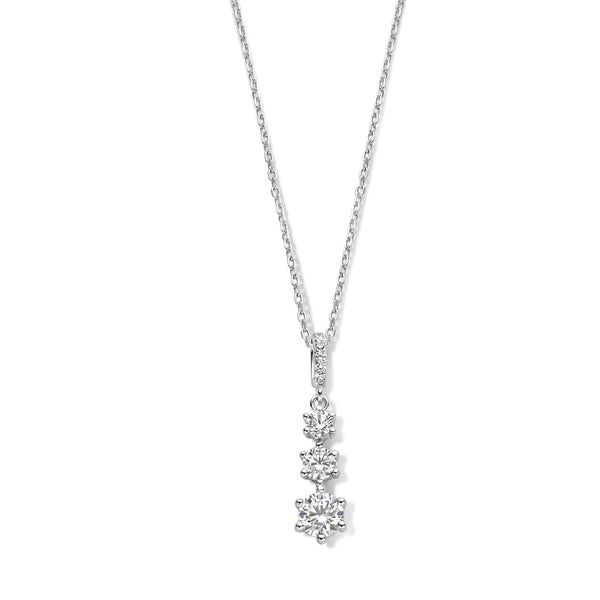 Collier argent et oxydes