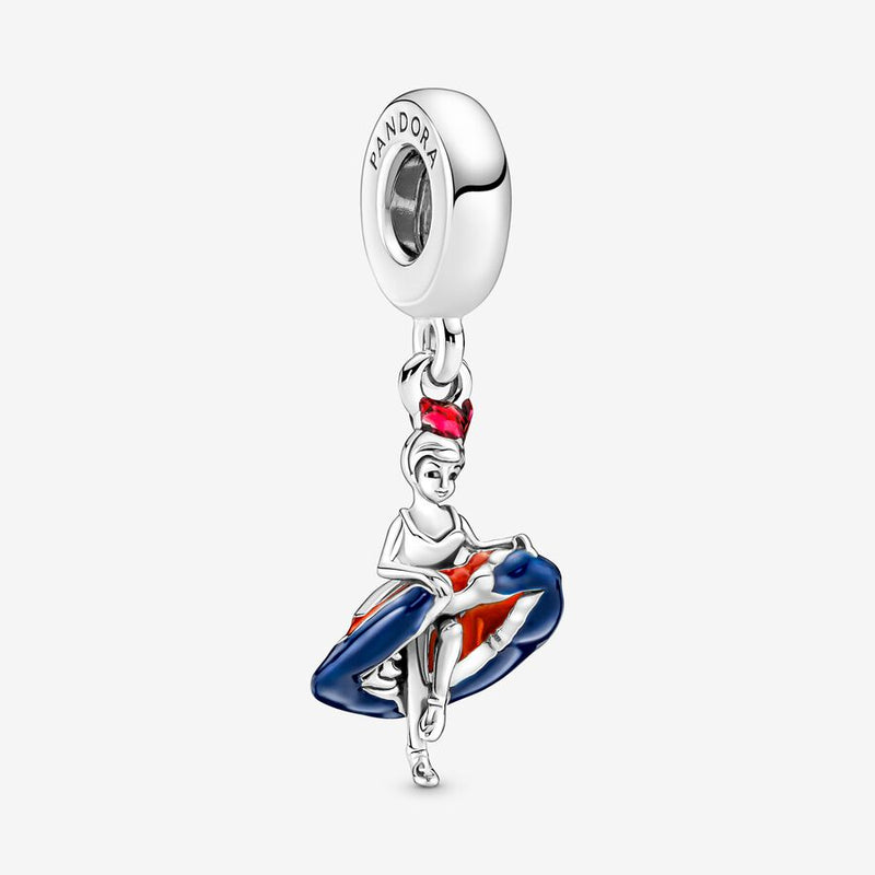 Charm pendant danseuse de french cancan argent, PANDORA