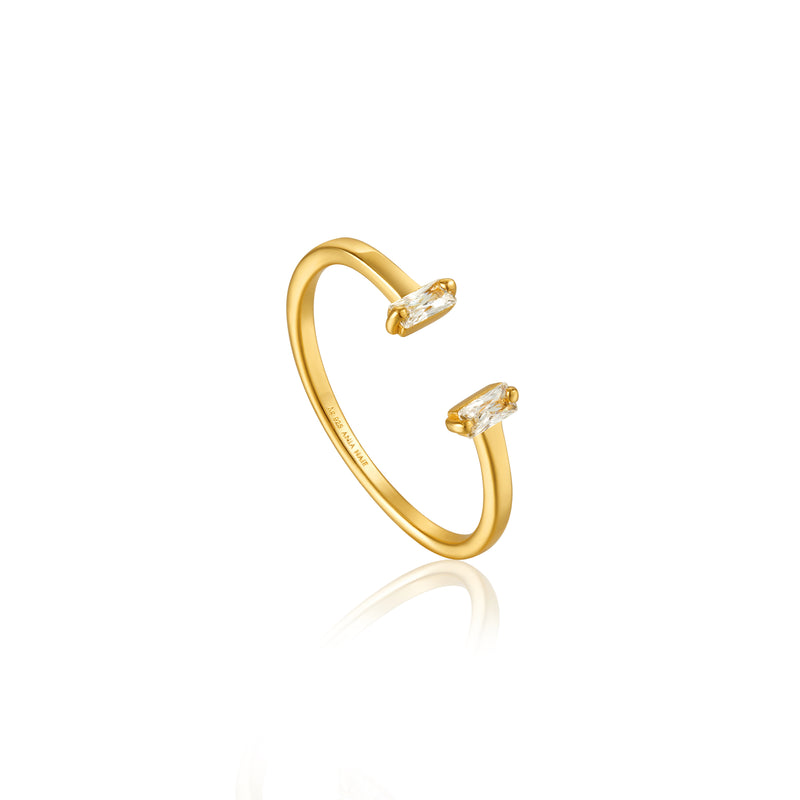 Bague réglable glow plaqué or ANIA HAIE