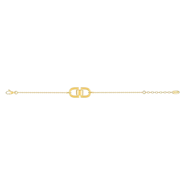 Bracelet glamour en plaqué or